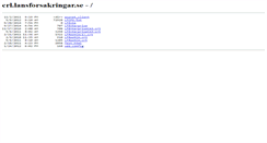 Desktop Screenshot of crl.lansforsakringar.se